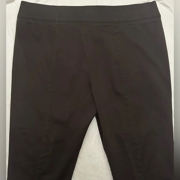 Trademark Chocolate Brown Straight Leg Pants Size 16 - Picture 3 of 5